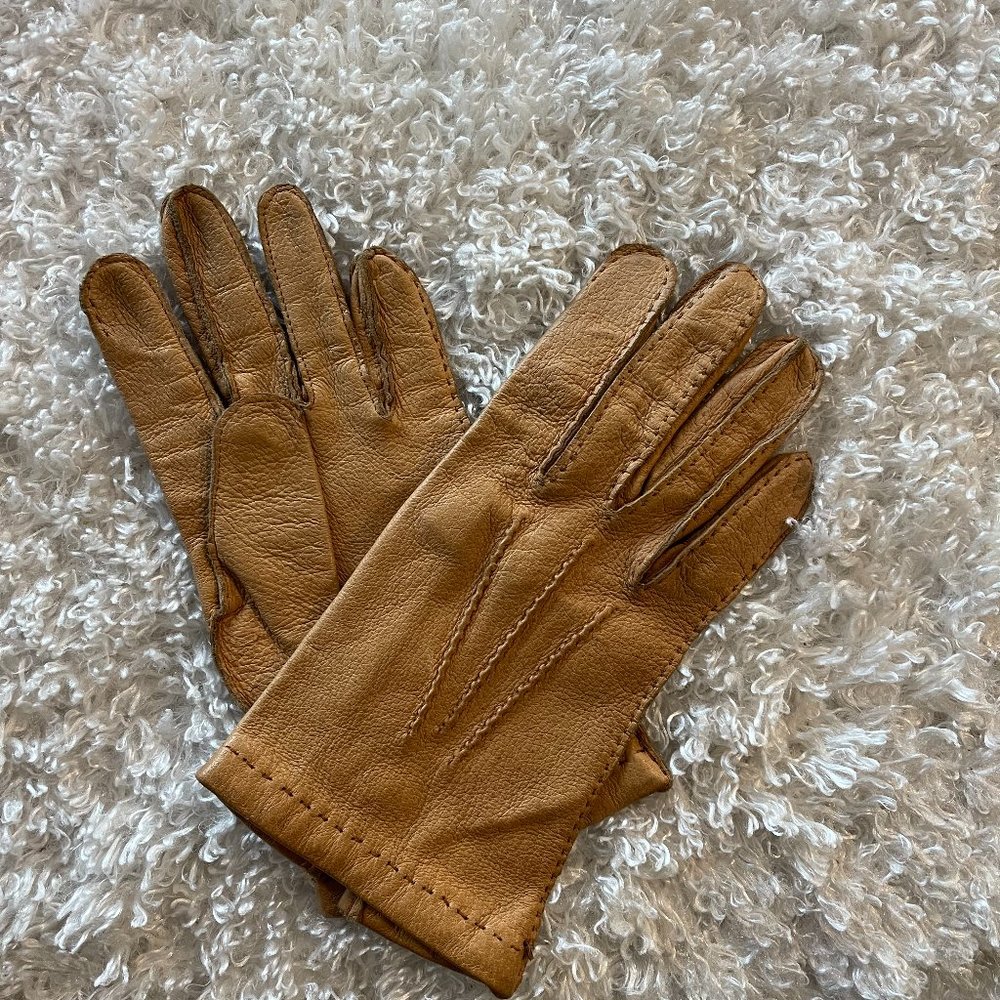 Vintage Leather Sports Gloves
